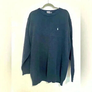 204. Men’s Ralph Lauren Polo Shirt Size X-Large Solid Blue With Logo